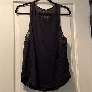 LuluLemon Black Mesh Tank Top